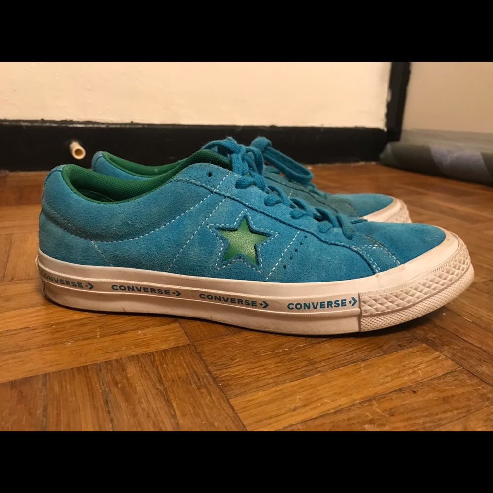 Converse One Star Suede Ox Hawaiian Ocean Blue